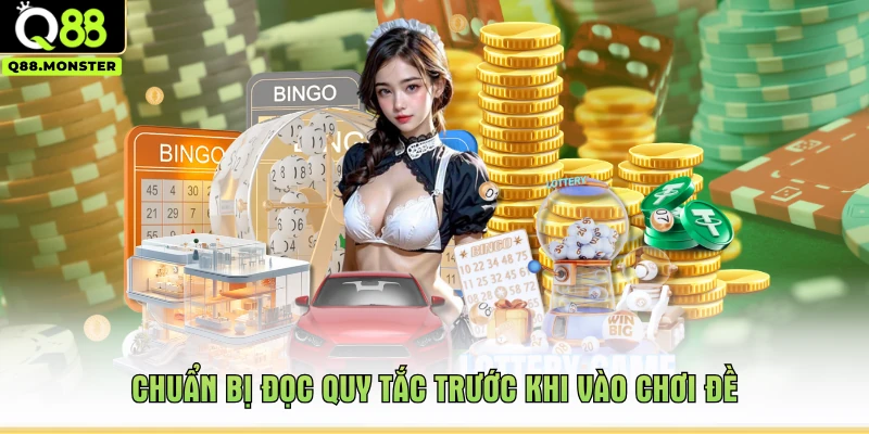 Chuẩn bị đọc quy tắc trước khi vào chơi đề
