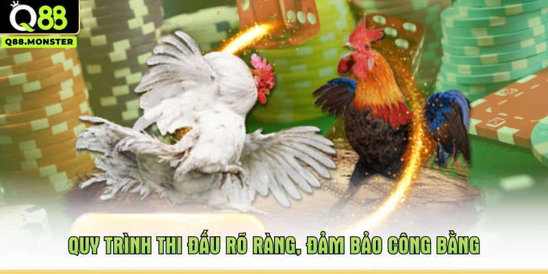 Quy trình thi đấu rõ ràng, đảm bảo công bằng